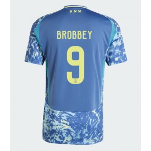 Ajax Brian Brobbey #9 Gostujuci Dres 2024-25 Kratak Rukavima